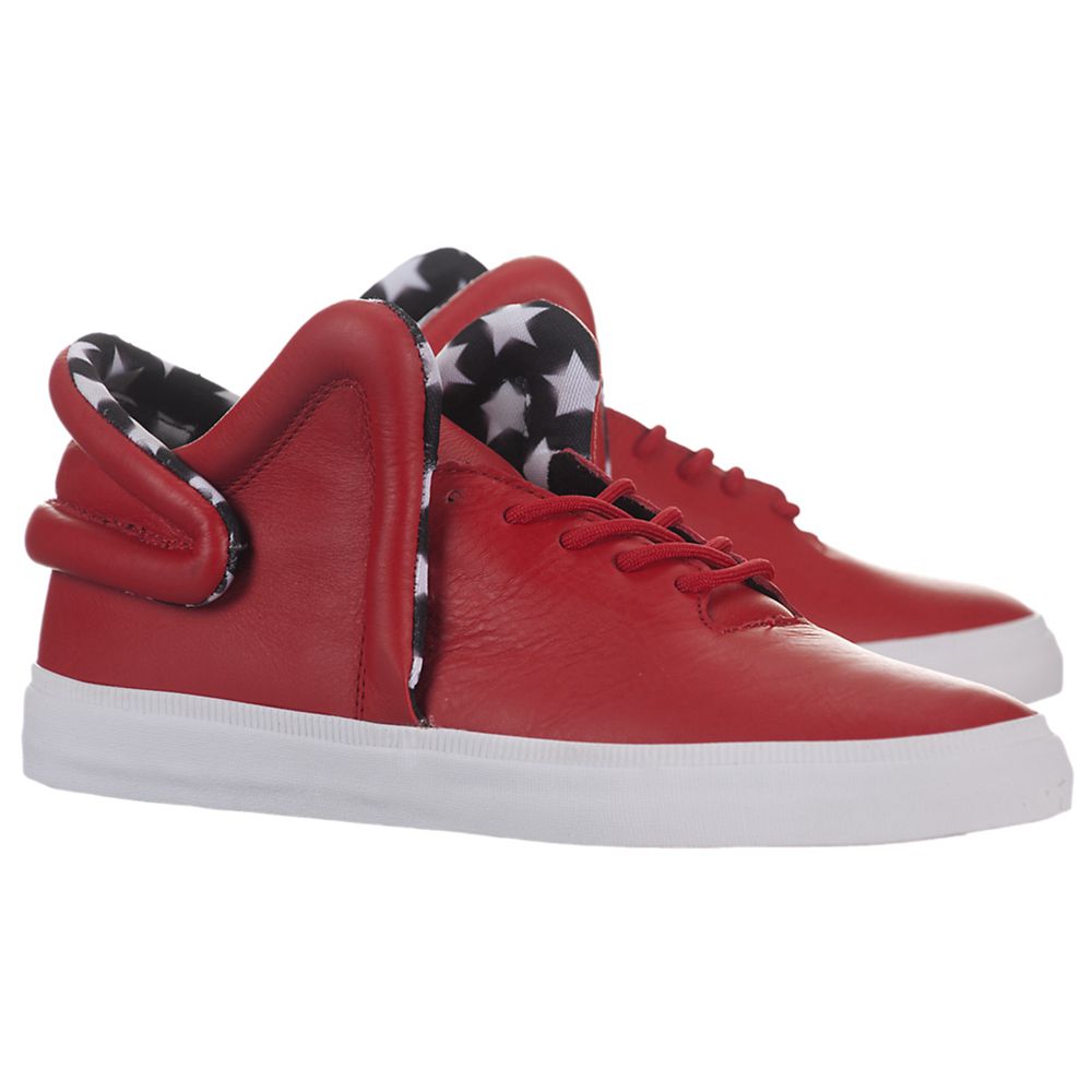 Baskets Supra Falcon Rouge Athlectic Red/White-White Homme | AMV-99546803